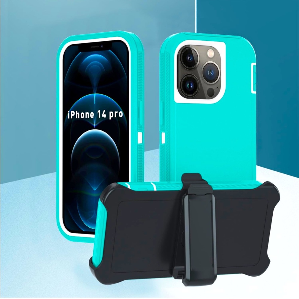 🔥3/$10 NWT iPhone 14 Pro case with belt attachment